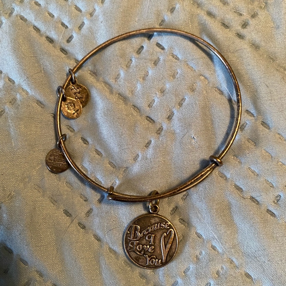 Because I Love You Alex and Ani bracelet